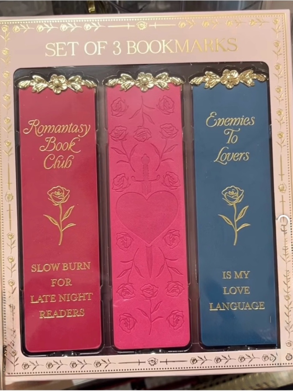 NWT Eccolo Romantasy Book Mark Set: Book Lovers Slow Burn NWT